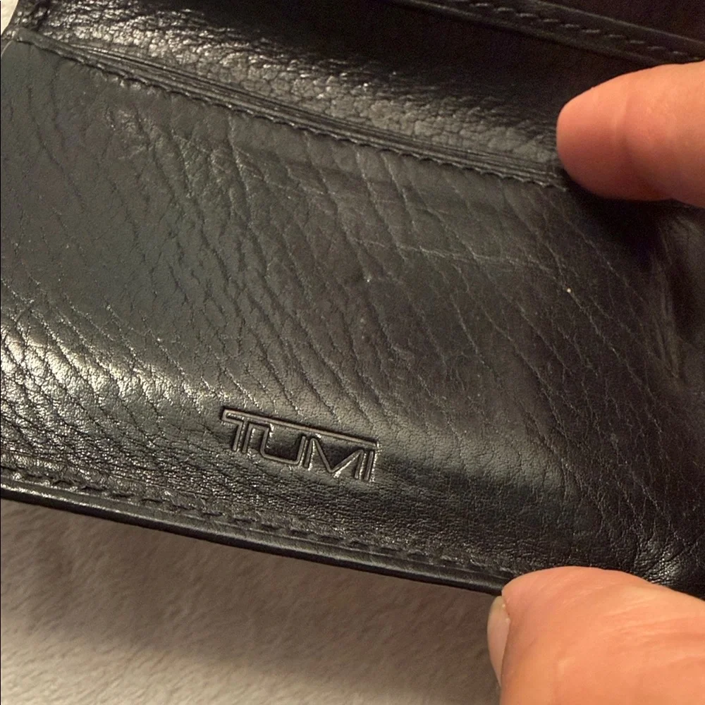 Tumi Black Leather Wallet